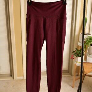maroon old navy leggings
